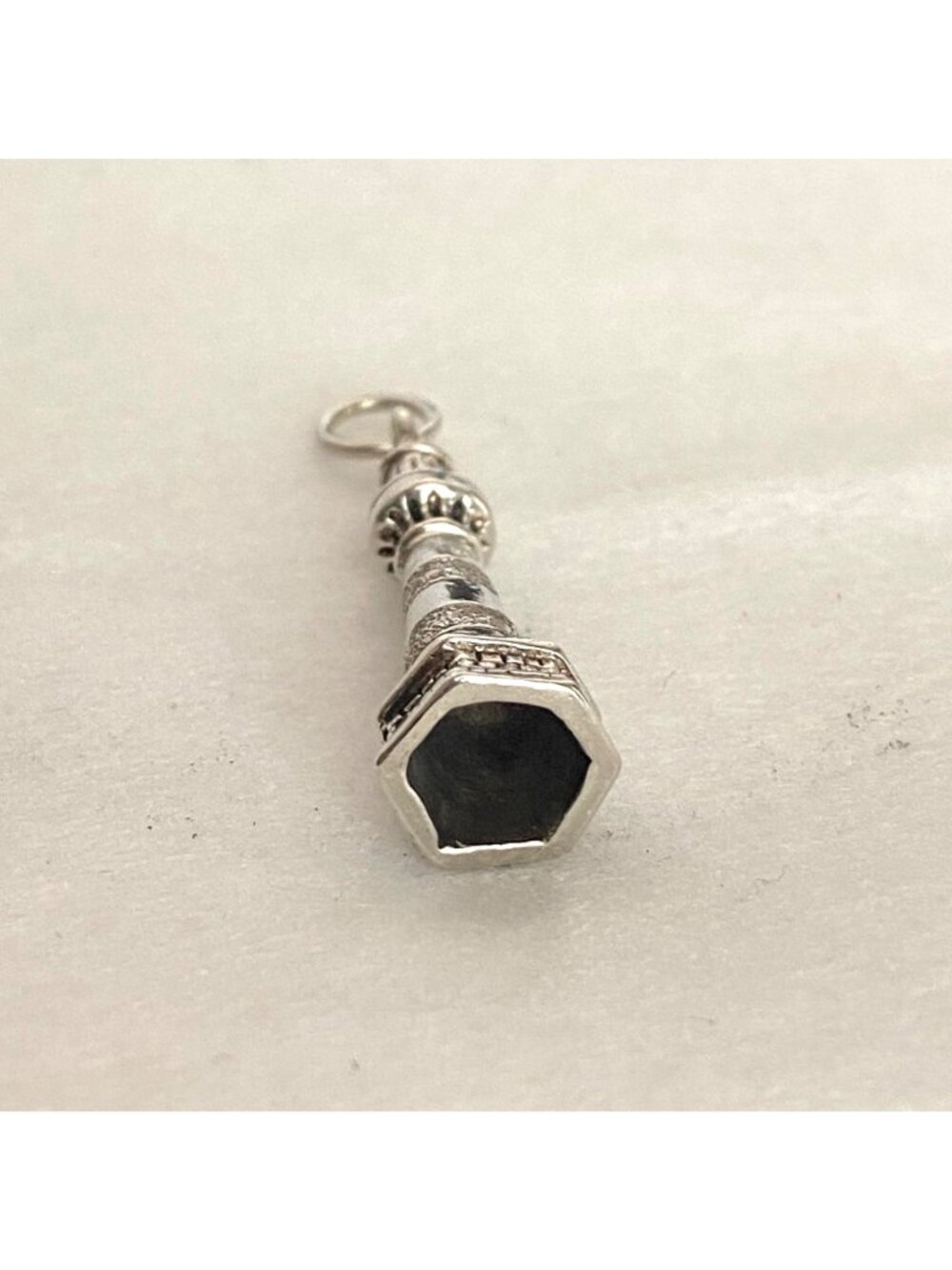 Sterling Silver 925 Maritime Nautical Lighthouse Pendant Charm - Picture 9 of 15
